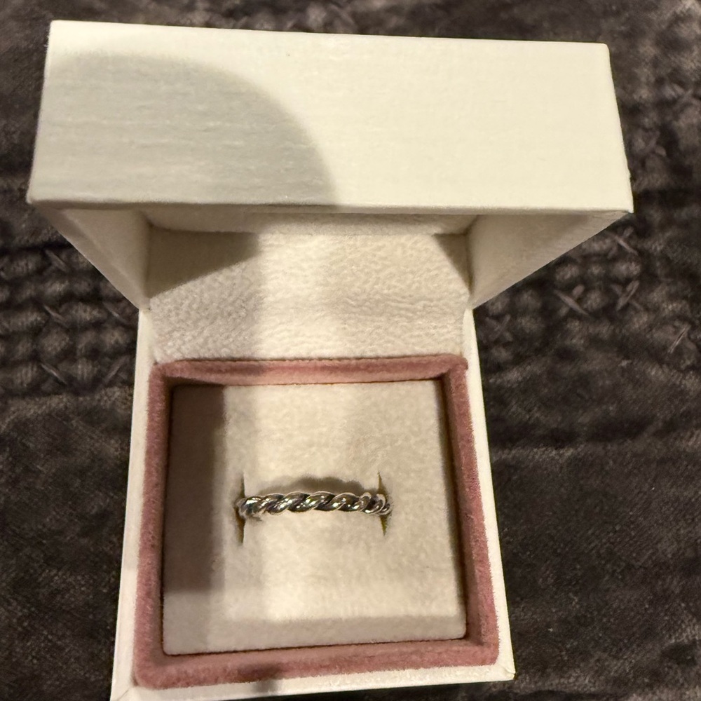 Pandora Silver Ring Stack - image 3